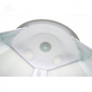 Душевая кабина Deto L 908 с гм. и эл. 80х80х215 см